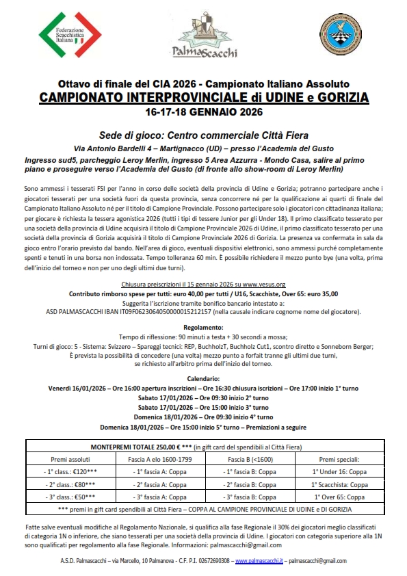 Interprovinciale di Udine e Gorizia